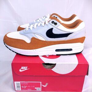 Nike Air Max 1 White/Black/Monarch Casual Running Shoe FN6952-101 Size 10.5M